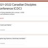 2022 CDC (Canadian Disciples’ Conferences)  REGISTRATION IS OPEN